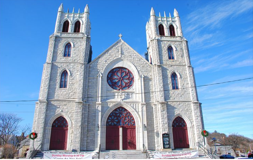 Church front