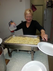 Plenty of pasta for everyone!