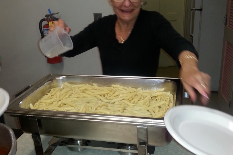 Plenty of pasta for everyone!